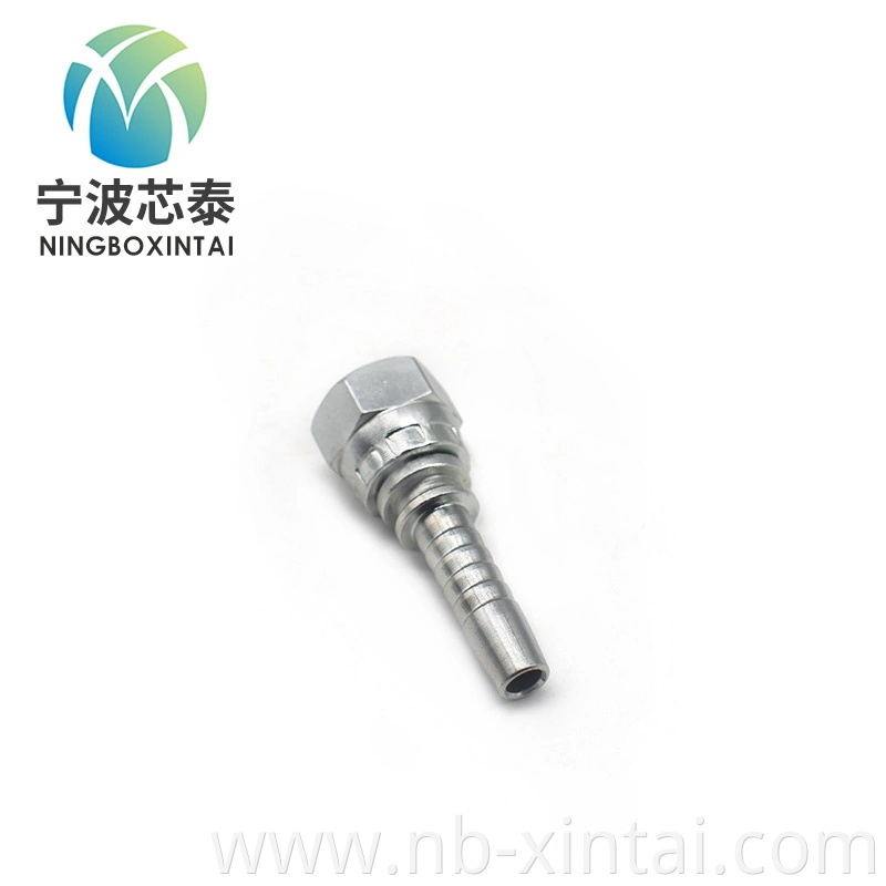 OEM High Pressure 20211 Metric Female Flat Seat Straight Hydraulic Tube Fittings Hose Crimping Fittings Threaded Dk